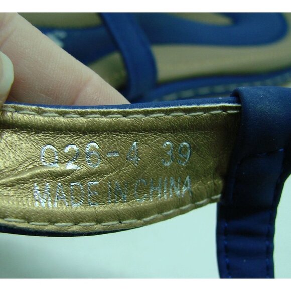 Siketu Bohemia Ethnic Soft Flat Sandals Comfortable Wedge Shoes Sz 39 / US 8.5 - Picture 11 of 12